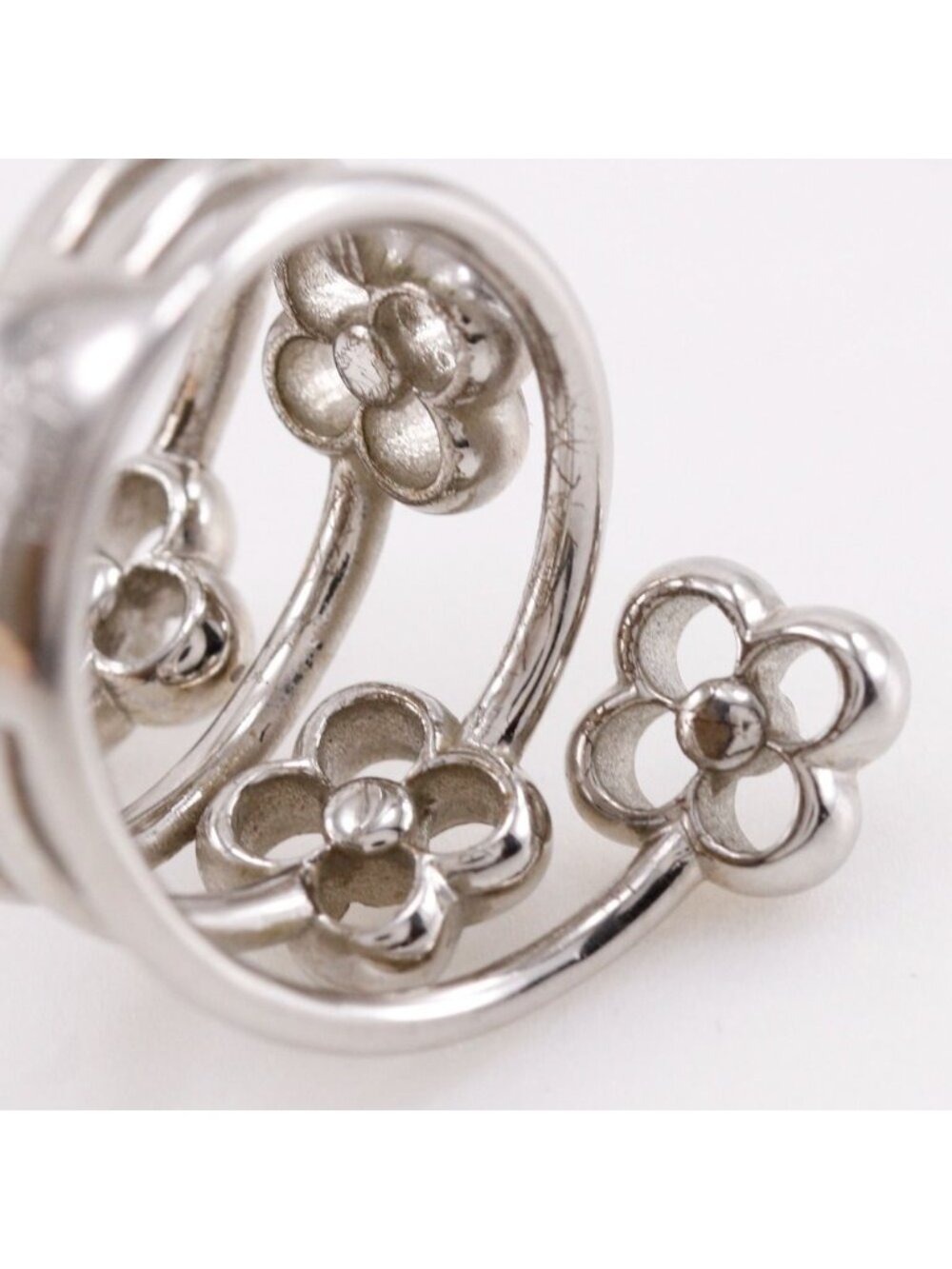 Louis Vuitton Ring Flower Full Metal Silver - Picture 10 of 11